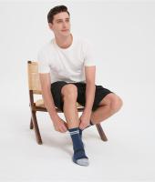 Custom Men's Merino Socks | Blend Run+Ultralight Hike Liner Crew Socks Suppiler