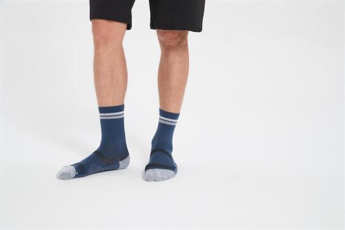 Custom Men's Merino Socks | Blend Run+Ultralight Hike Liner Crew Socks Suppiler