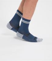 Custom Men's Merino Socks | Blend Run+Ultralight Hike Liner Crew Socks Suppiler