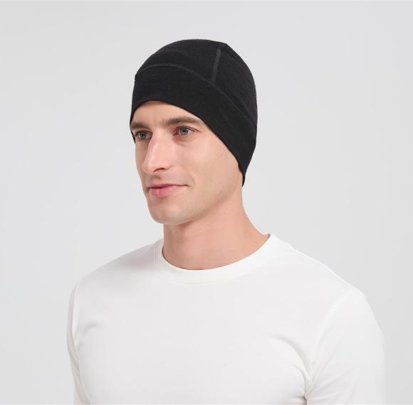 Custom Men's Merino Beanie | Wholesale Soft & Anti-pilling High Quality Merino Wool Beanie