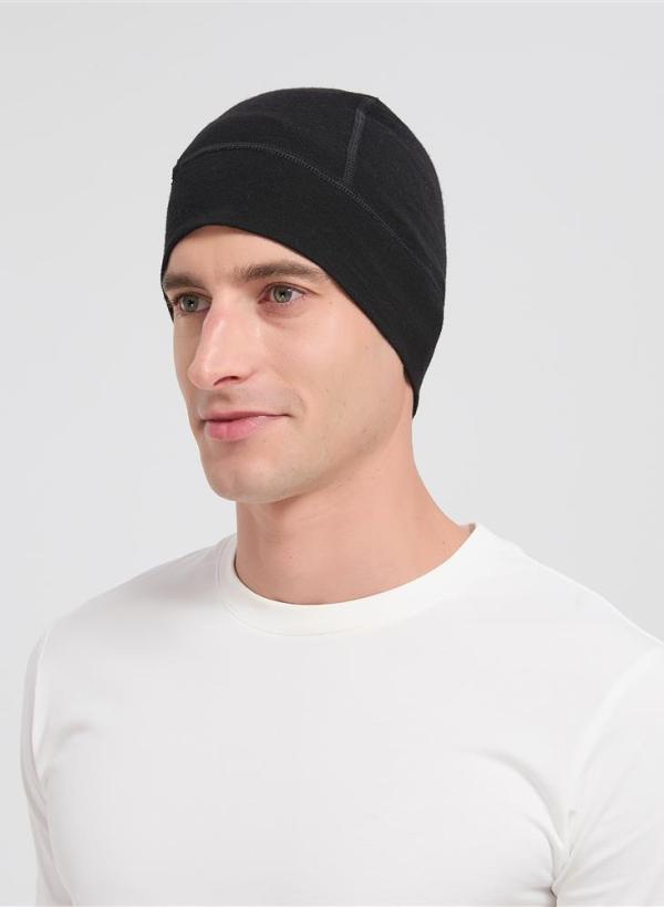 Custom Men's Merino Beanie | Wholesale Soft & Anti-pilling High Quality Merino Wool Beanie
