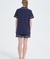 Custom Women's Merino Pajamas | OEM Short Sleeve Merino Wool Top And Bottom Set