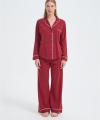 Custom Women's Merino Pajamas | Wholesale Long Sleeve Merino Wool Top And Bottom Set