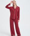 Custom Women's Merino Pajamas | Wholesale Long Sleeve Merino Wool Top And Bottom Set