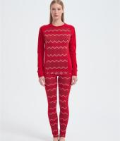Custom Women's Merino Thermals | Long Sleeve Merino Wool Thermals Top & Bottom Set