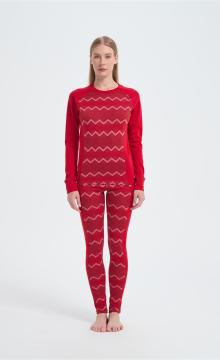 Custom Women's Merino Thermals | Long Sleeve Merino Wool Thermals Top & Bottom Set