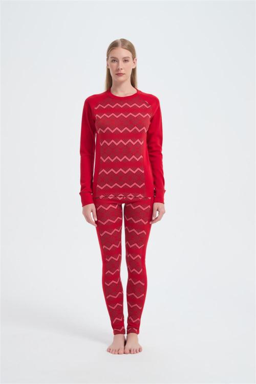 Custom Women's Merino Thermals | Long Sleeve Merino Wool Thermals Top & Bottom Set