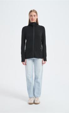 Wholesale Women's Merino Jacket | OEM Merino Blend Compact Travel Jacket From China