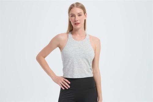 Custom Women's Merino Cropped Tank | OEM Comfortable & Antibacterial Women's Merino Wool Tank Top