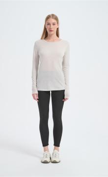 Custom Women's Merino Crew Neck Base Layers | Merino Wool Long Sleeve T-shirt Manufacturer