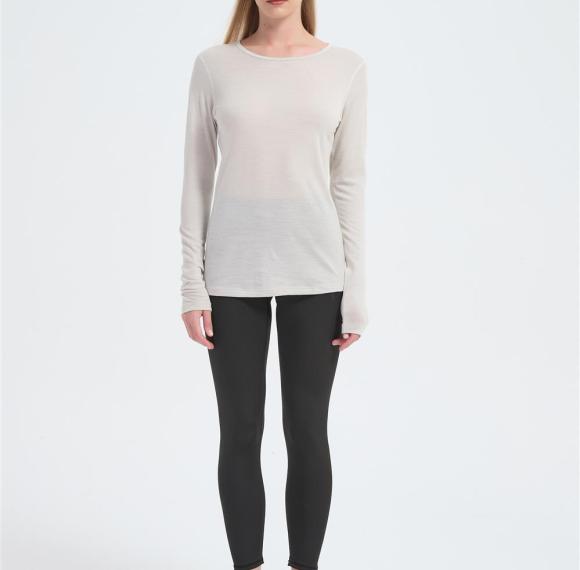 Custom Women's Merino Crew Neck Base Layers | Merino Wool Long Sleeve T-shirt Manufacturer