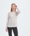 Custom Women's Merino Crew Neck Base Layers | Merino Wool Long Sleeve T-shirt Manufacturer