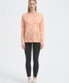 Wholesale Women's Merino Long Sleeve Base Layers | Custom Merino Wool Tie-dye T-shirt