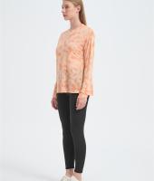 Wholesale Women's Merino Long Sleeve Base Layers | Custom Merino Wool Tie-dye T-shirt