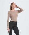 Wholesale Women's Merino Blend Rib Fitted Base Layers From Chinese Factory