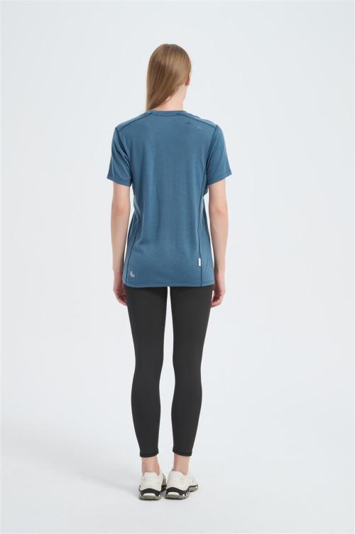 Wholesale Women's Merino Short Sleeve T-shirts | OEM Merino Wool Breathable Casual T-shirts