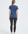 Custom Women's Merino Printed Crew Neck T-shirt From China