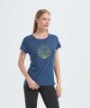 Custom Women's Merino Printed Crew Neck T-shirt From China