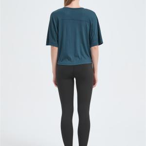Custom Women's Merino Yoga Tops | Workout Cool Running Short Suppiler