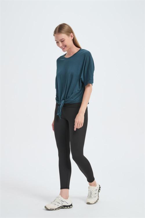 Custom Women's Merino Yoga Tops | Workout Cool Running Short Suppiler