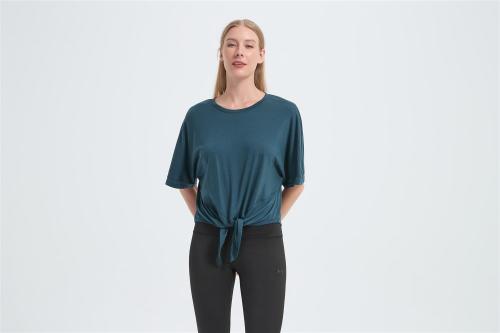 Custom Women's Merino Yoga Tops | Workout Cool Running Short Suppiler