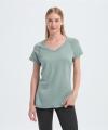 Custom Women's Merino V-Neck T-shirt From Chinese Factory