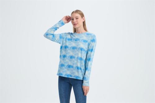 Wholesale Women's Merino Tie-dye Base Layers From Chinese Factory