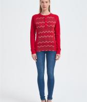 Custom Women's Merino Jumpers | Long Sleeve Merino Wool Jacquard Tops