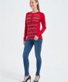 Custom Women's Merino Jumpers | Long Sleeve Merino Wool Jacquard Tops