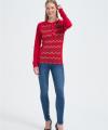 Custom Women's Merino Jumpers | Long Sleeve Merino Wool Jacquard Tops