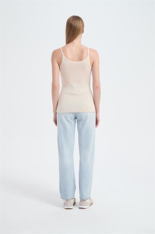 Custom Women's Merino Blend Rib Lotus Tank | Airy Soft Women's Merino Wool Cami Tank Supplier