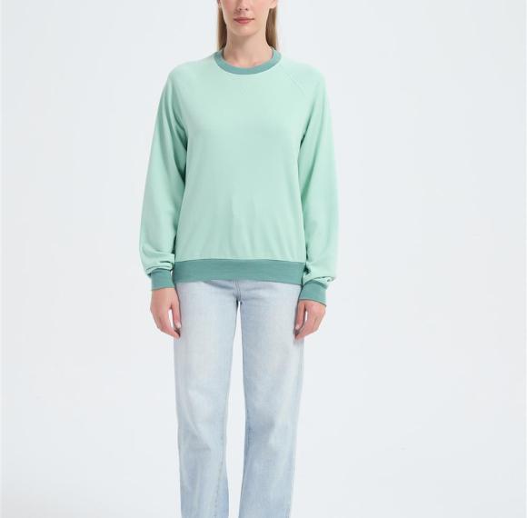 Custom Women's Merino Sweatshirt |  Merino Wool Crew Neck Warm Jumpers