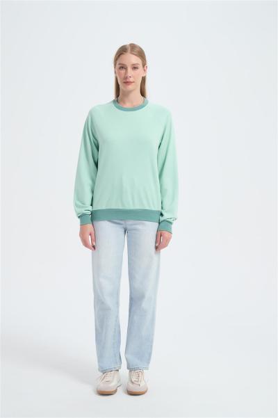 Custom Women's Merino Sweatshirt |  Merino Wool Crew Neck Warm Jumpers