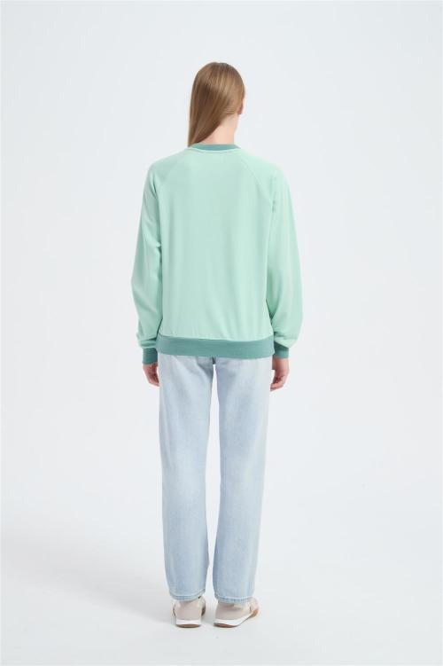 Custom Women's Merino Sweatshirt |  Merino Wool Crew Neck Warm Jumpers