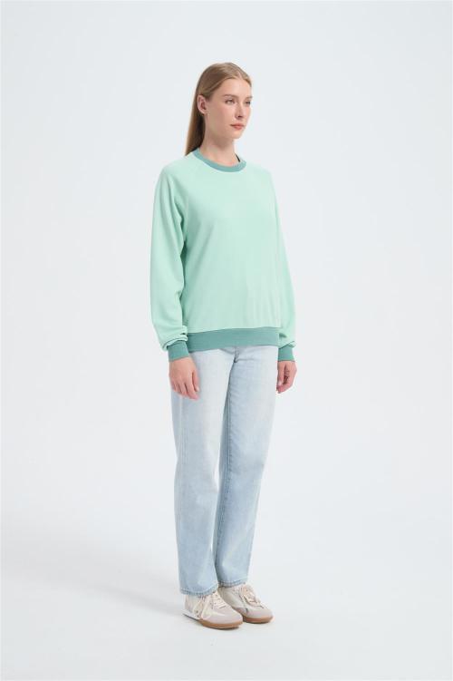 Custom Women's Merino Sweatshirt |  Merino Wool Crew Neck Warm Jumpers