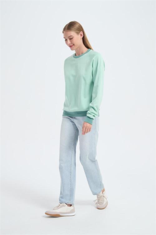 Custom Women's Merino Sweatshirt |  Merino Wool Crew Neck Warm Jumpers