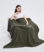 Custom Merino Throw Blanket |  OEM Large Size Casual Merino Wool Blanket Soild Color