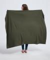 Custom Merino Throw Blanket |  OEM Large Size Casual Merino Wool Blanket Soild Color