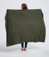 Custom Merino Throw Blanket |  OEM Large Size Casual Merino Wool Blanket Soild Color