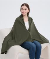 Custom Merino Throw Blanket | OEM Large Size Casual Merino Wool Blanket Soild Color