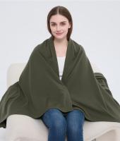 Custom Merino Throw Blanket |  OEM Large Size Casual Merino Wool Blanket Soild Color