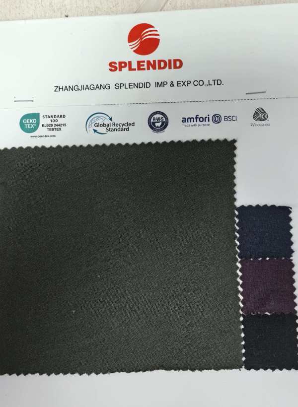 100% RWS Merino Wool Color Card | 180 GSM | Moisture-wicking & Breathable Antibacterial