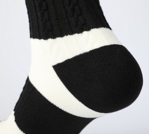 Custom Women's 100% Merino Wool Socks, Soft Breathable Daily Wear Casual Knitted Merino Wool Socks