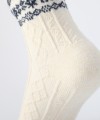 Custom Women's Merino Wool Blend Socks, Soft Breathable Knit Merino Wool Socks for Daily Wear