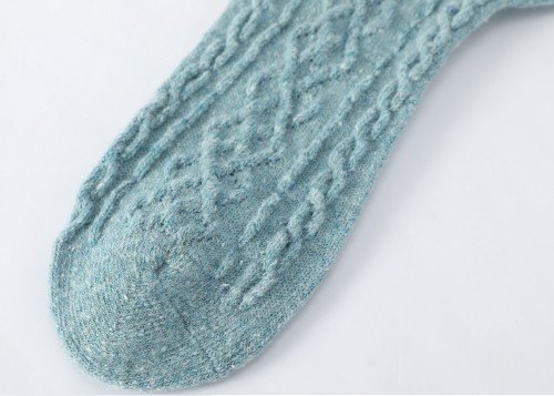 Custom Women's 100% Merino Wool Socks, Soft Breathable Knitted Merino Wool Socks For Daily Use