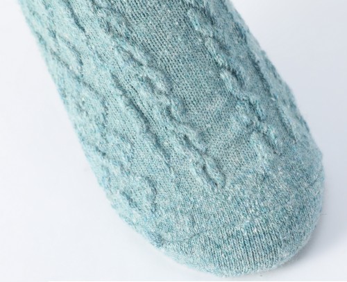 Custom Women's 100% Merino Wool Socks, Soft Breathable Knitted Merino Wool Socks For Daily Use