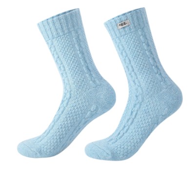 Wholesale Women's Merino Wool Socks Ultra Comfortable Non-Slip Knit Merino Wool Socks for Daily Wear