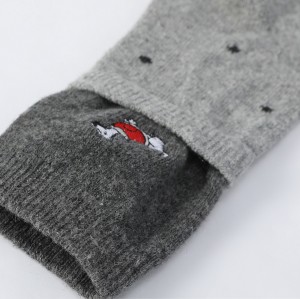 Custom Women's Knitted Merino Wool Socks Super Soft Merino Wool Socks for Daily Wear