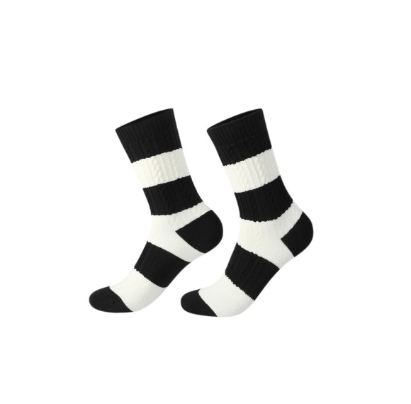 Custom Women's Knitted Merino Wool Blend Socks, Soft Breathable Daily Wear Knitted Merino Wool Socks