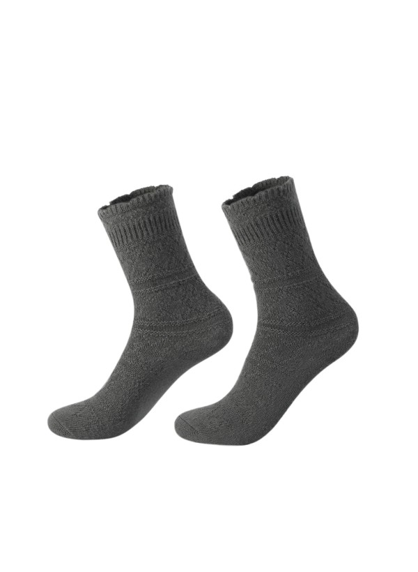 Women's Merino Wool Blend Socks, Cozy Skin-Friendly Knitted Merino Wool Socks for Daily Home Wear